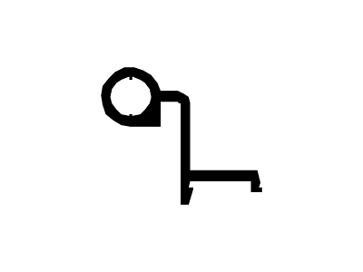 Bisagra Rotonda 700 parte hoja
